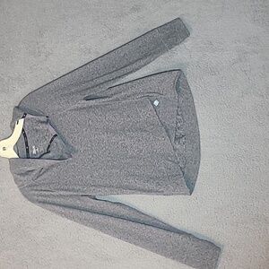 Zelos Gray 1/2 Zip Athletic Shirt Long Sleeve Size S SKU 019